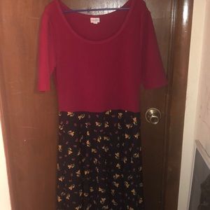 Plus size LuLaRoe dress